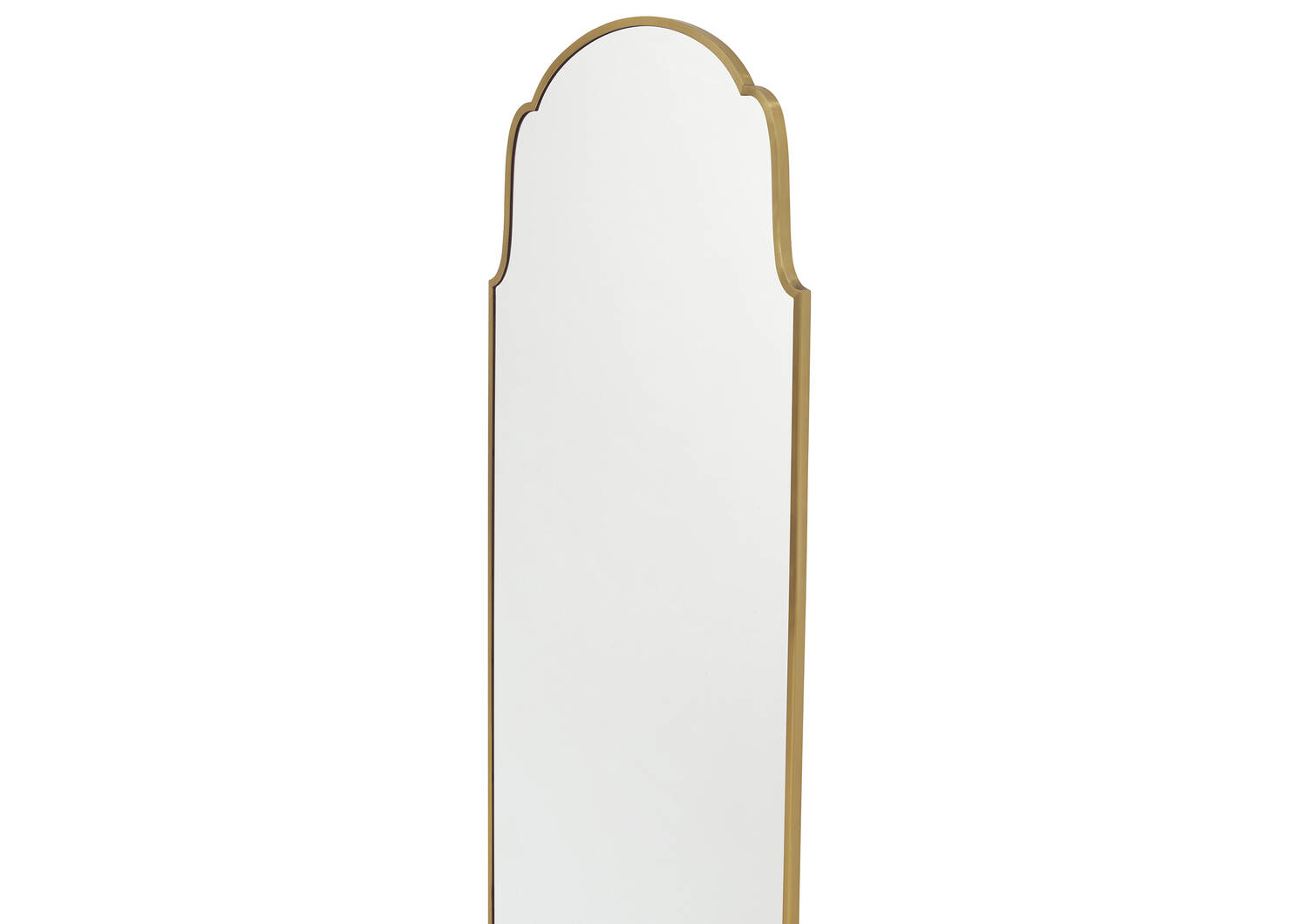 Lillis Leaner Mirror Brass