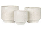 Fleur Planter Medium Speckled White