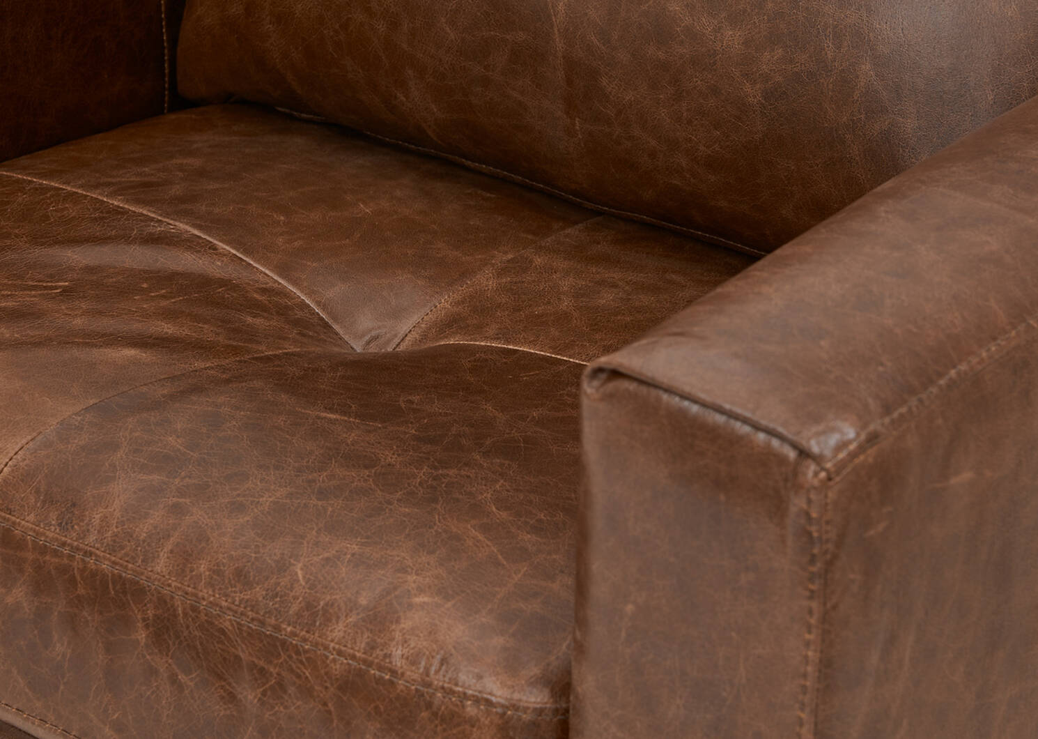 Lucca Custom Leather Armchair