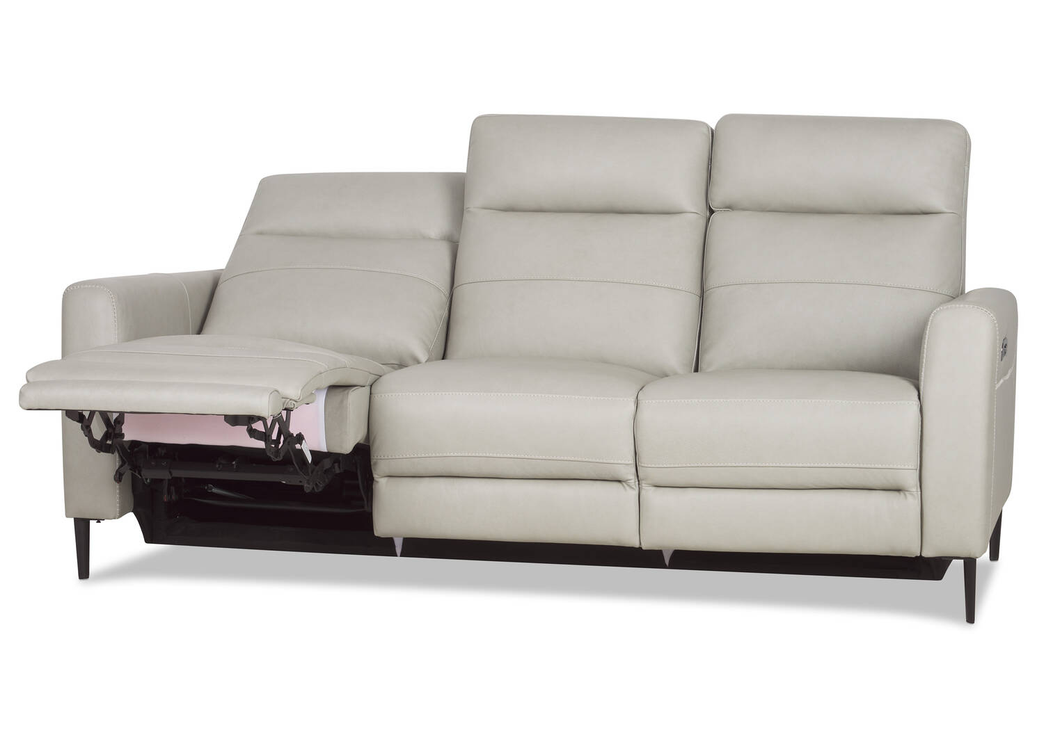 Pearson Leather Reclining Sofa -Ashby Do