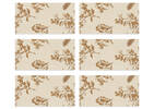 Acorn Napkins Set of 6 Natural/Fawn