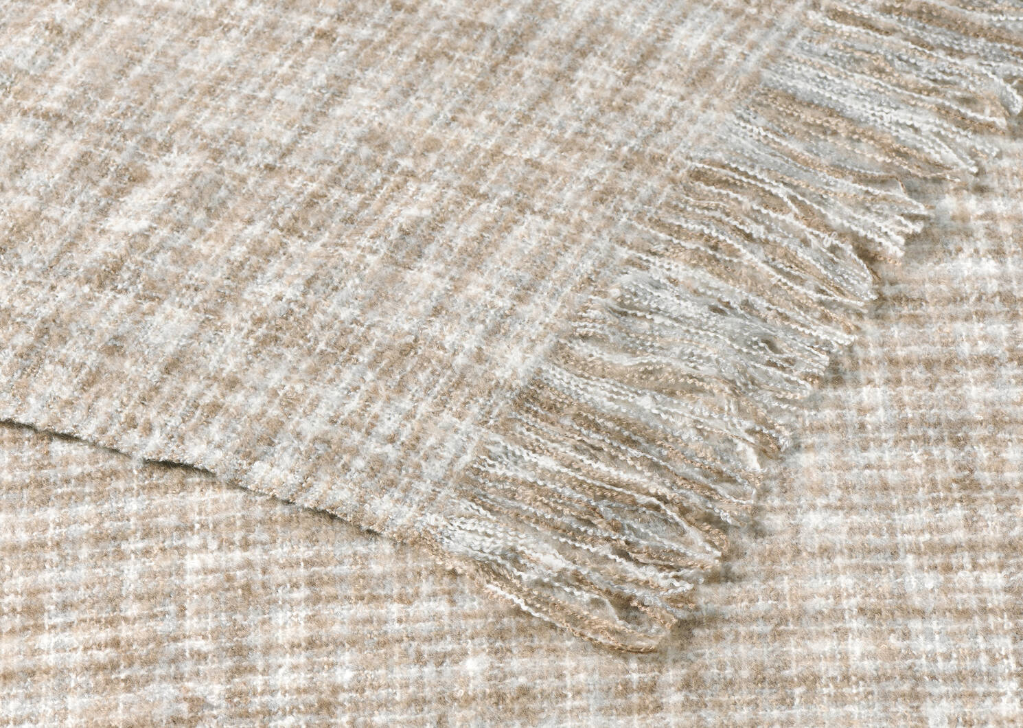 Veena Throw Tan/Multi