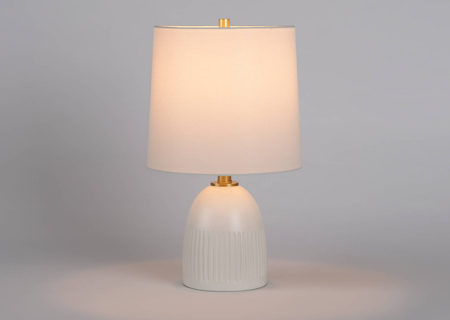 Petite lampe de table Chance blanche