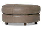Andros Leather Chair w/ Ottoman -Oxford