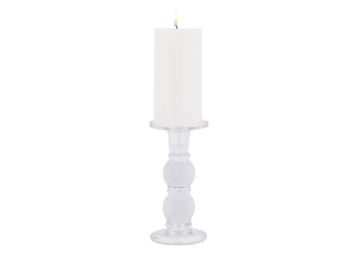 Octavia Candle Holders - Glass