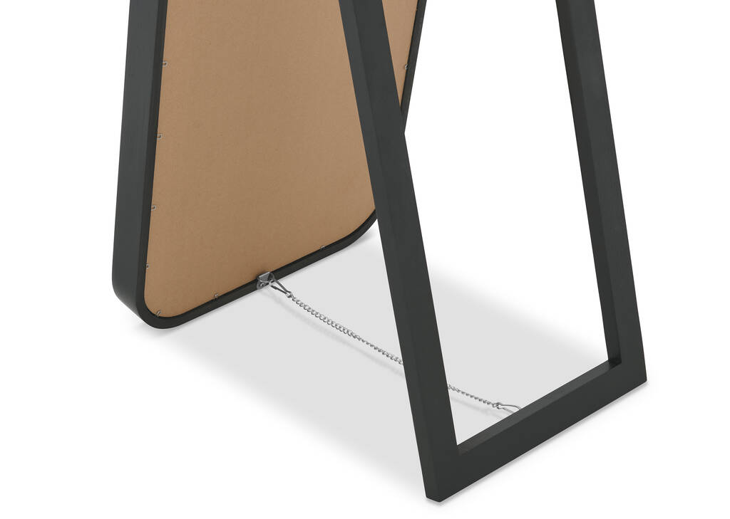 Ruben Standing Oak Mirror Black