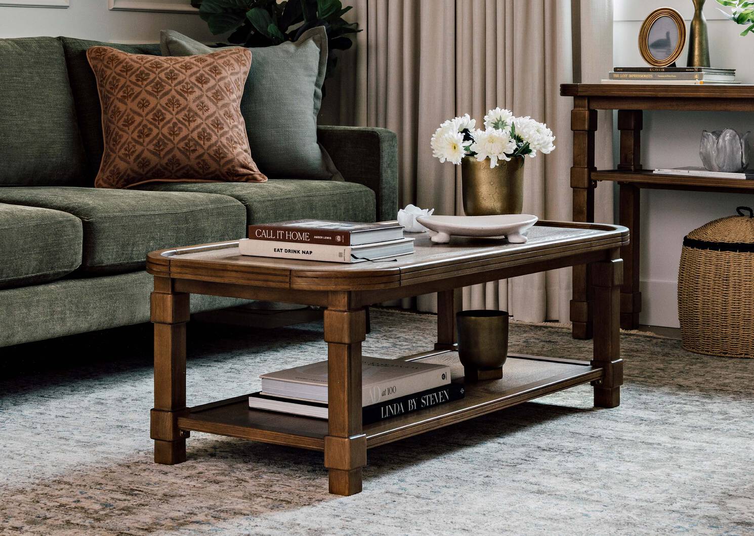 Maila Planter Small Antique Brass