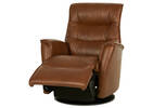 Paramount Leather Recliner -Sol Caramel