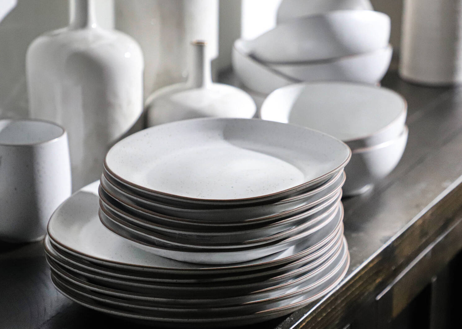 Nara 16pc Dish Set White