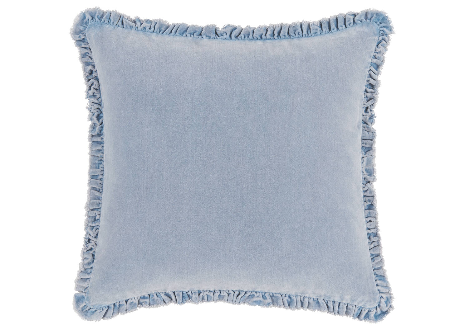 Coussin velours Ponderosa 20x20 bl havre