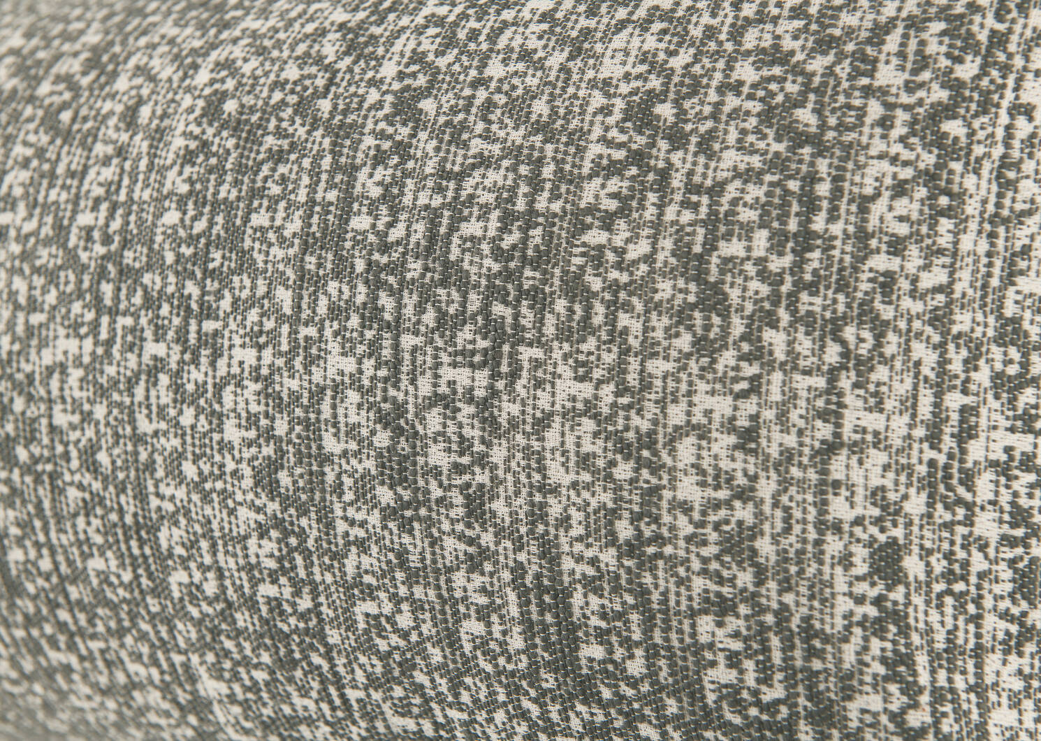 Coussin en coton jacquard Nia 12x22 gris