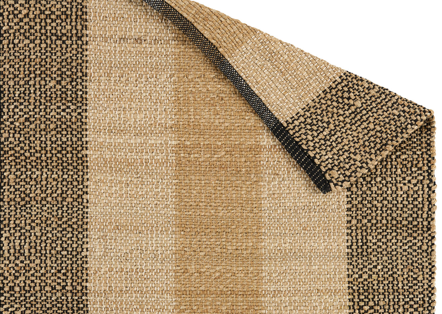 Brosnan Accent Rugs - Jute/Black/Natural