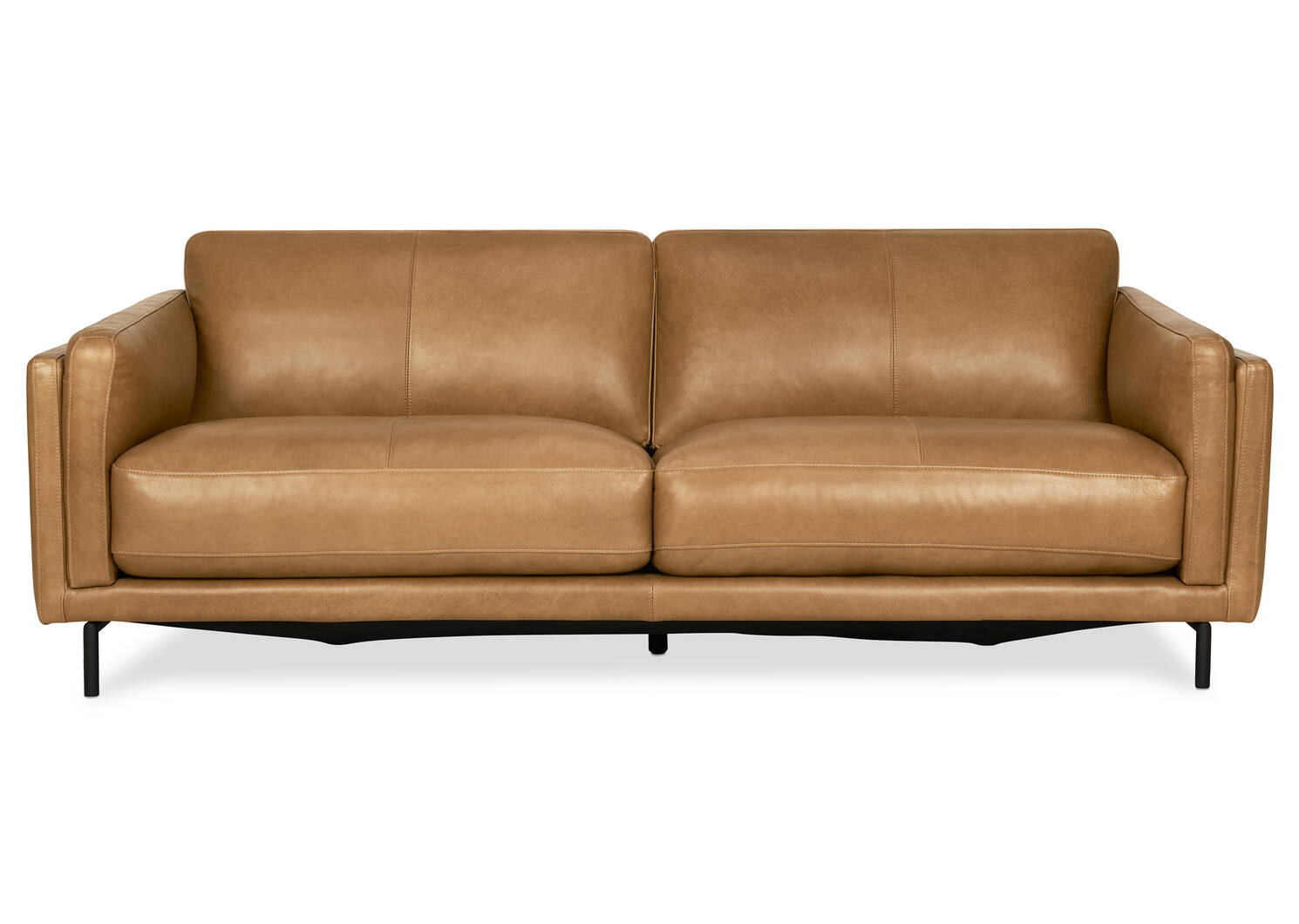 Renfrew Leather Sofa 80" -Adler Tan