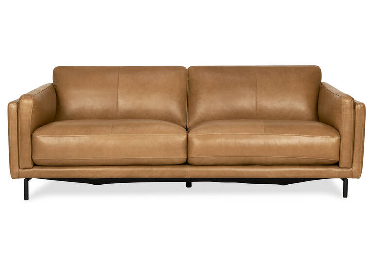 Renfrew Leather Sofa 80, Adler Tan