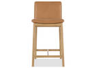 Ciera Leather Counter Stool -Olson Camel