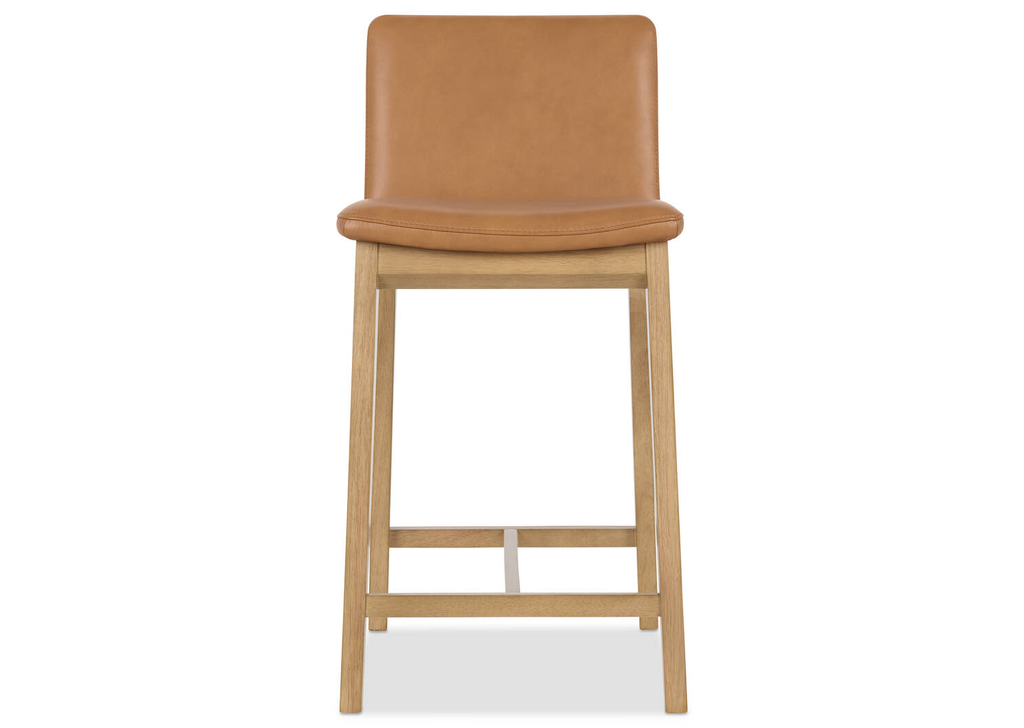 Ciera Leather Counter Stool -Olson Camel