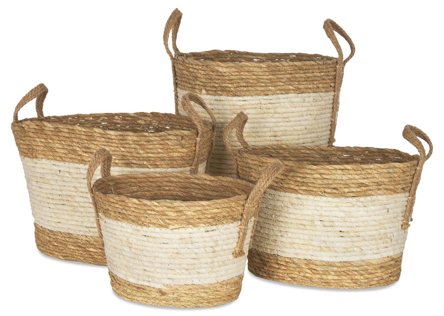 Zelie Basket Medium Natural/Ivory