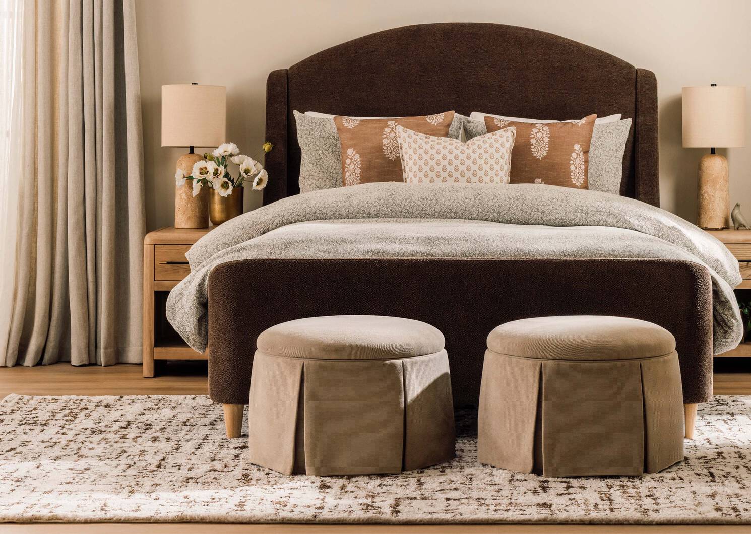 Hansel Rug 63x90 Ivory/Brown