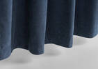Rideau en velours Hartford 96 bleu mer