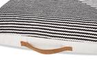 Bouvier Floor Cushion Black/White
