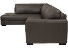 Boone Leather Sofa Chaise -Grey, LCF