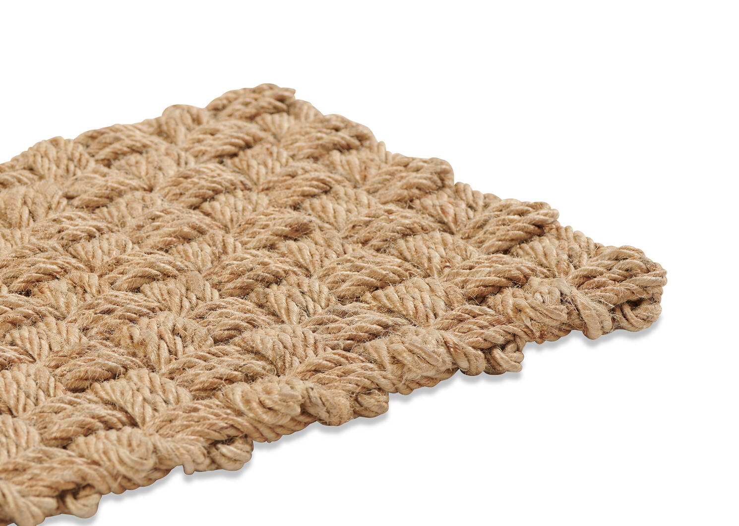 Paillasson tressé Basket Weave naturel