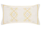 Coussin Aries 12x22 ivoire/semoule/blanc