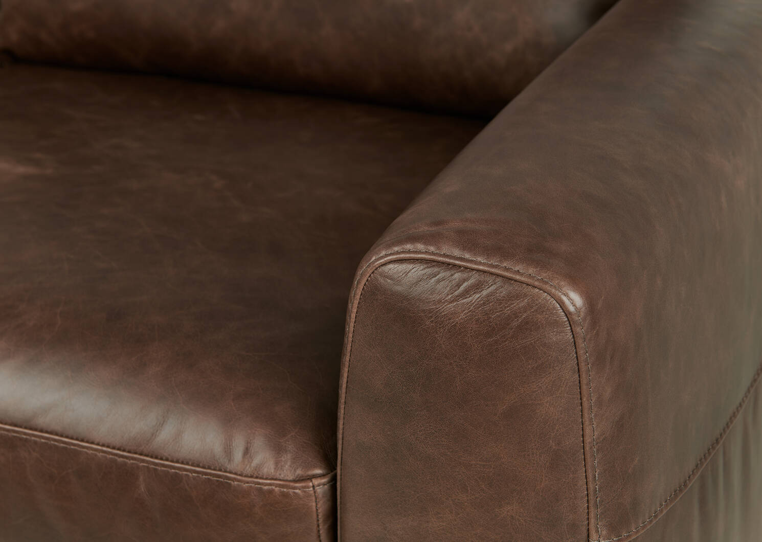 Kaston Custom Leather Sofa