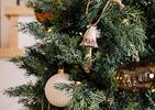 Teena Mushroom Ornament Tall Ivory/Brown