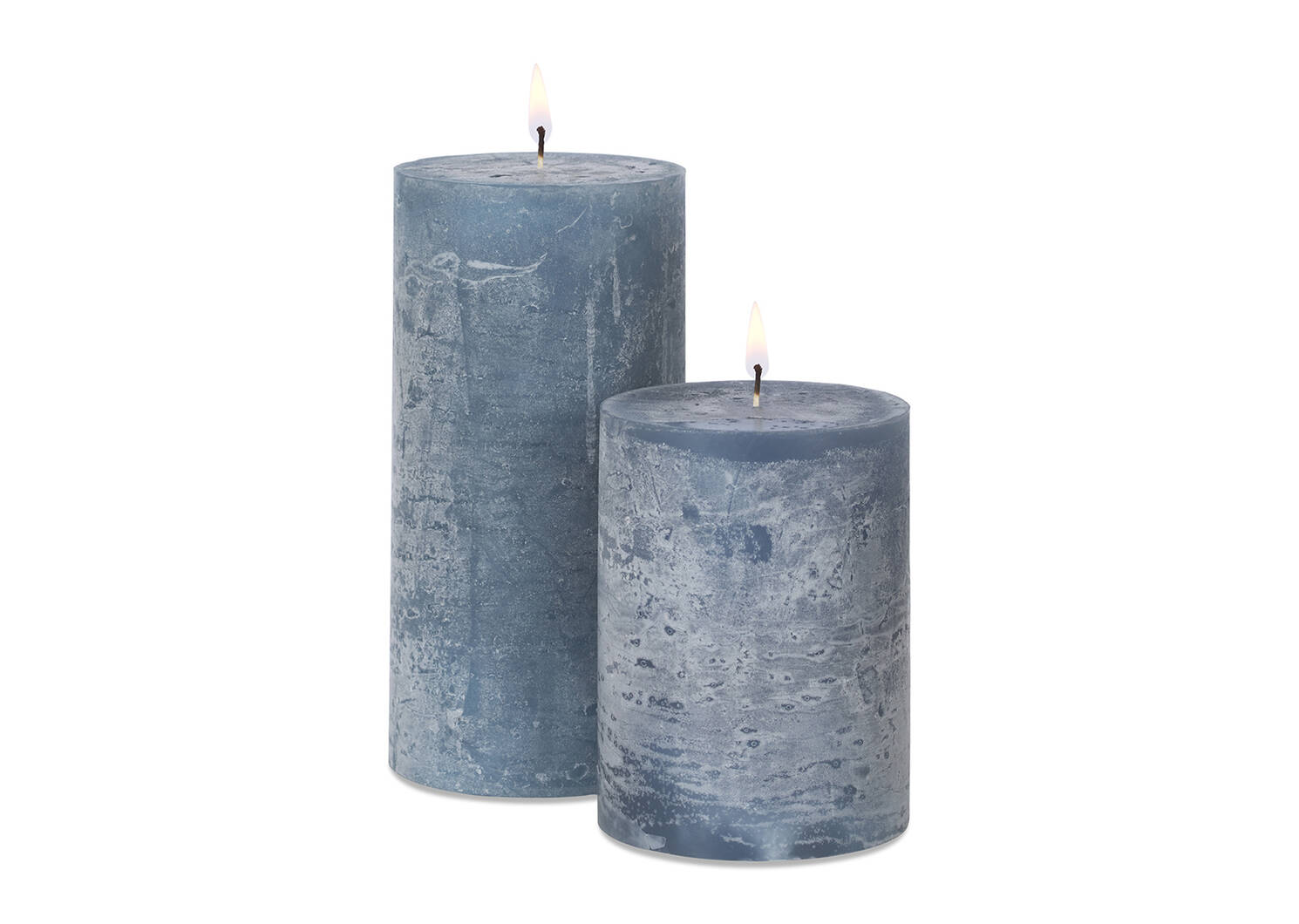 Raylan Candle 3x6 Dusty Blue