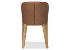 Eldridge Leather Dining Chair -Leo Mocha