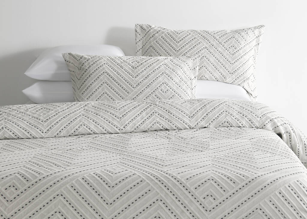 Odell Cotton Duvet Set Queen Dawn