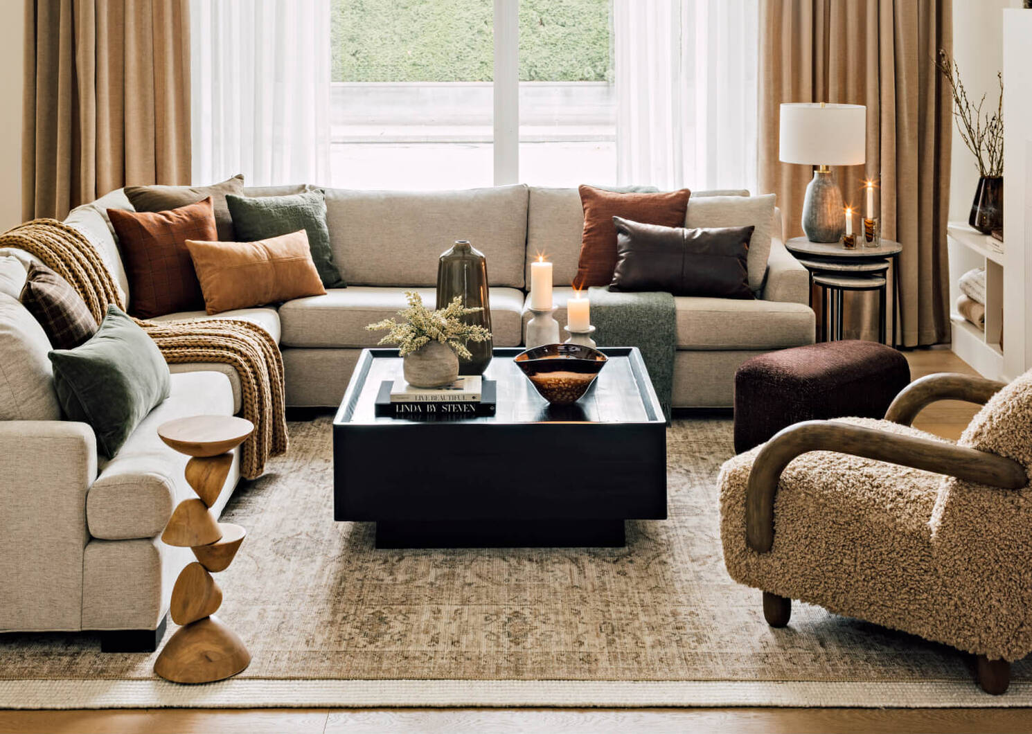 Gloria Armchair -Burke Toast