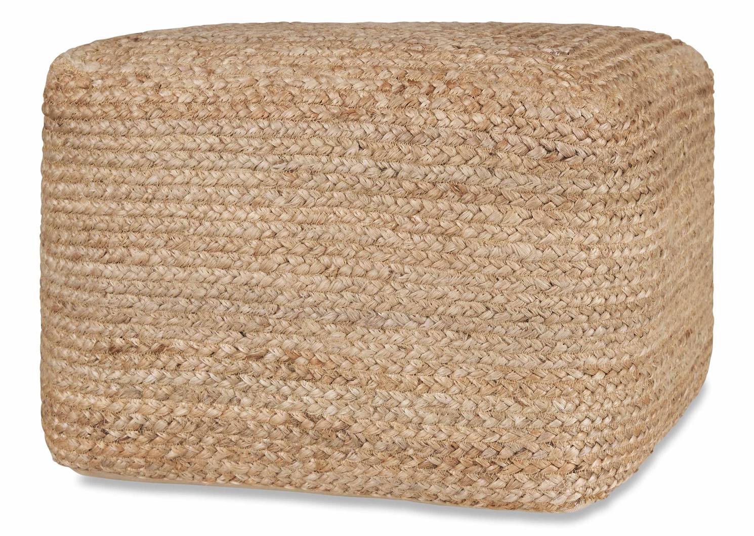 Euan Jute Pouf Natural