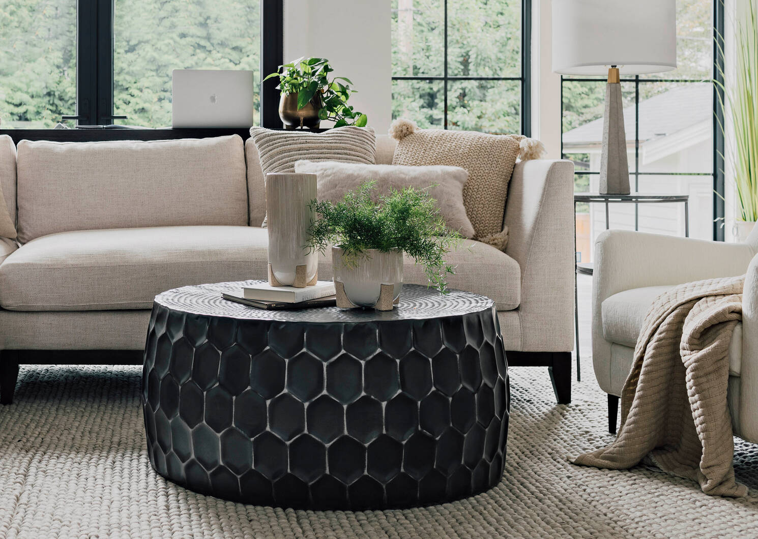 Table basse Quincy -noire