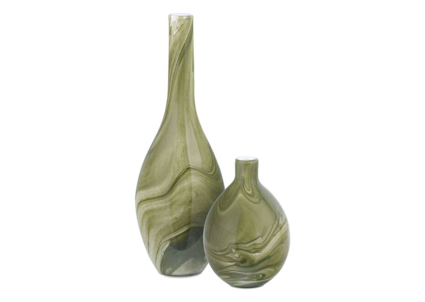 Juno Vase Short Sage/Woodland