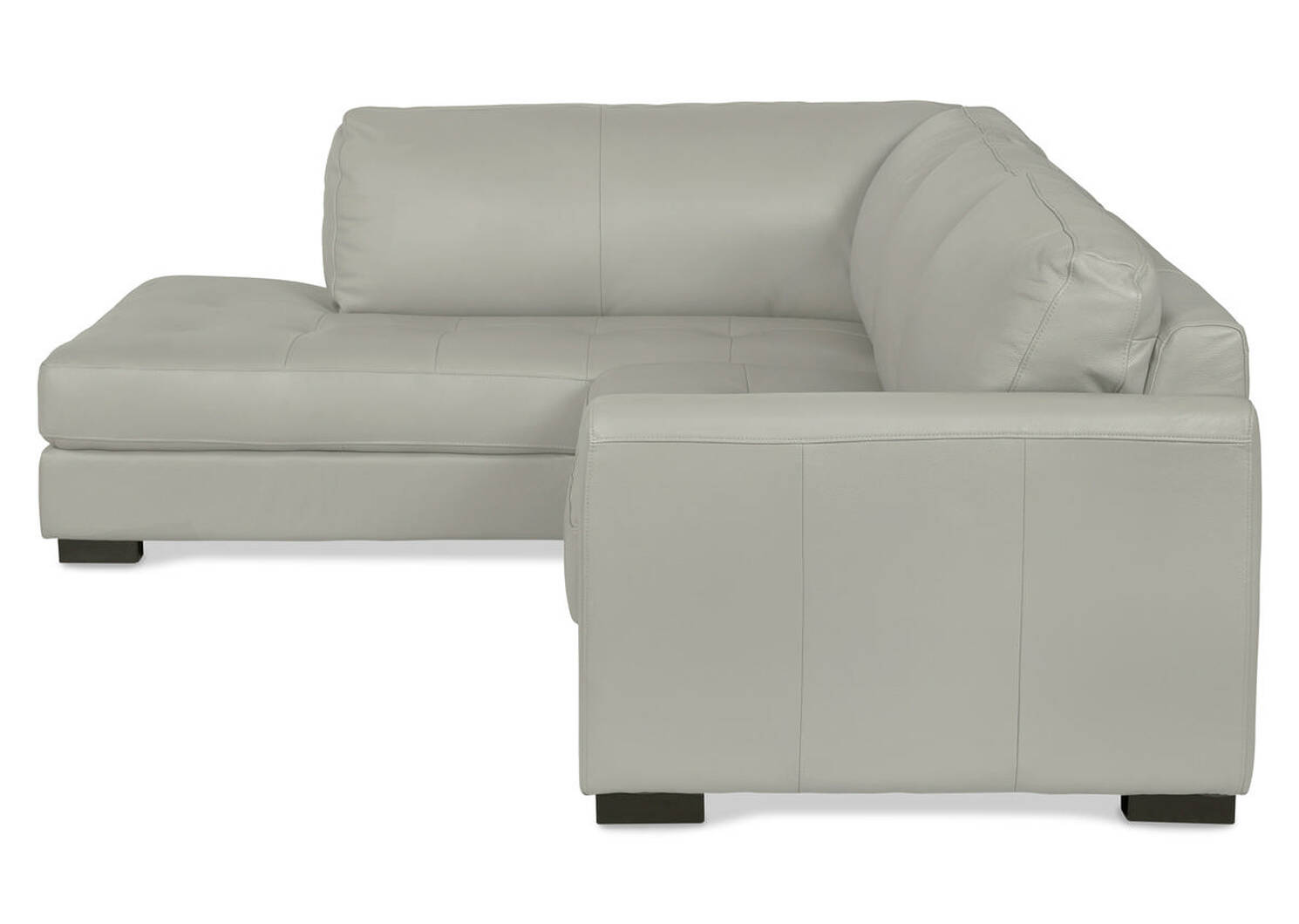 Boone Leather Condo Sofa Chaise -Do, LCF