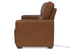 Reese Leather Reclining Sofa -Arlo Rum