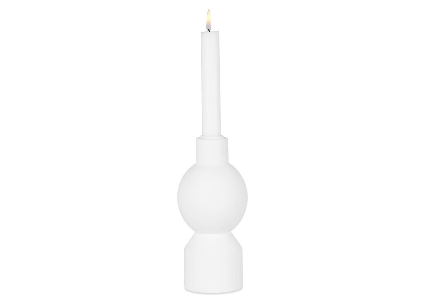 Ezio Candle Holders White