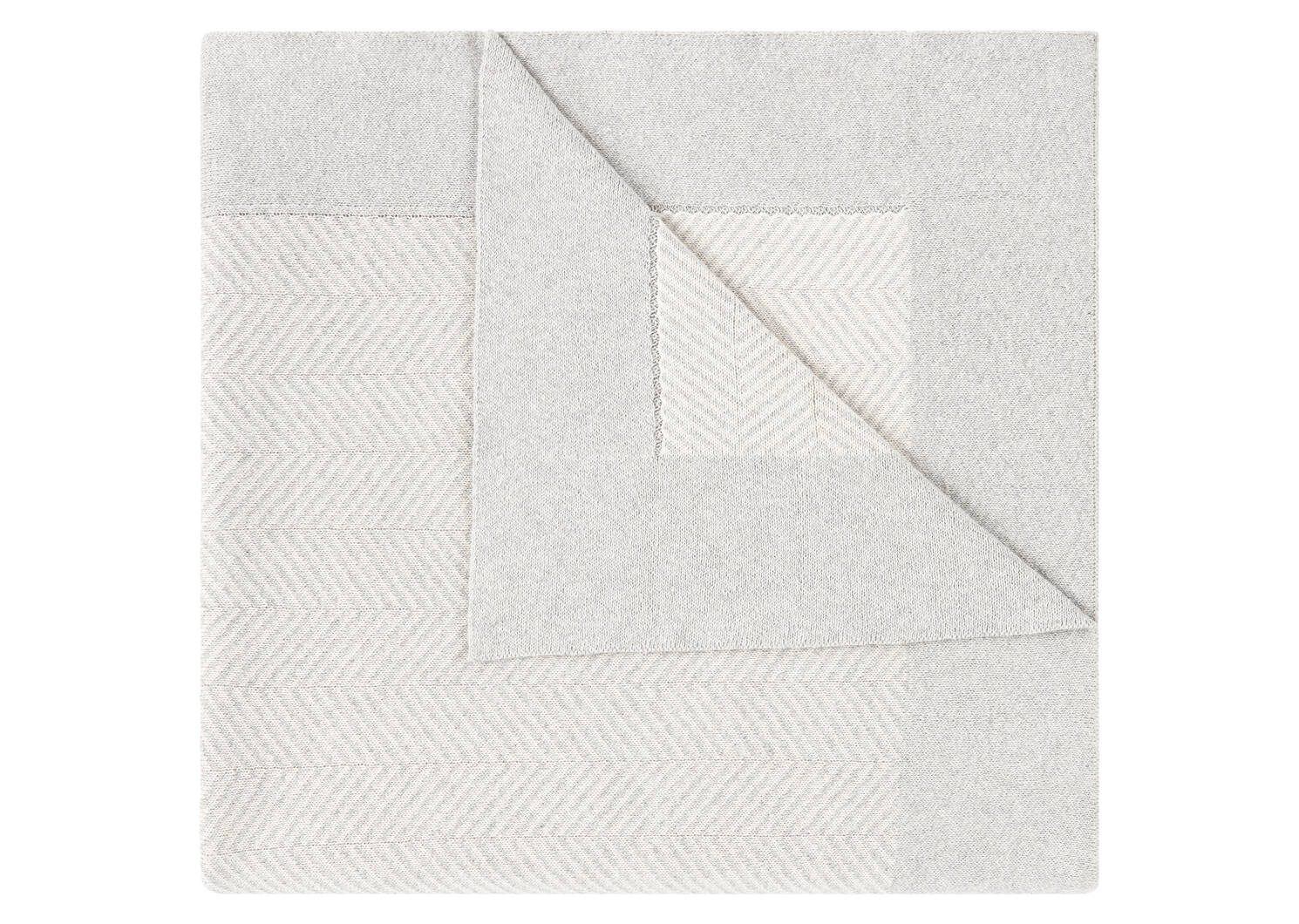 Delano Herringbone Throw Sand/Ivory