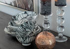 Octavia Candle Holders - Glass