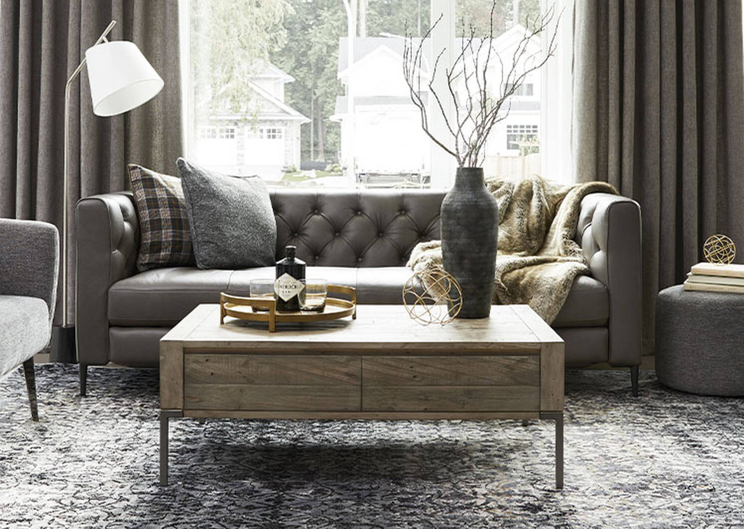 Mckay Leather Relaxer Sofa Ashby Stone Urban Barn Urban leather offers a wide selection of custom leather furniture such as leather chairs, leather sofas, leather couches and beds.