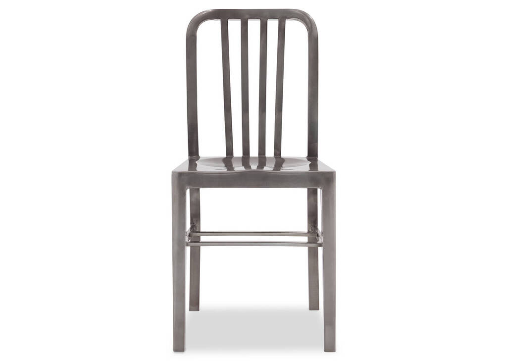 Chaise Tempo -gris métallique