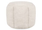 Pouf en coton Mara ivoire