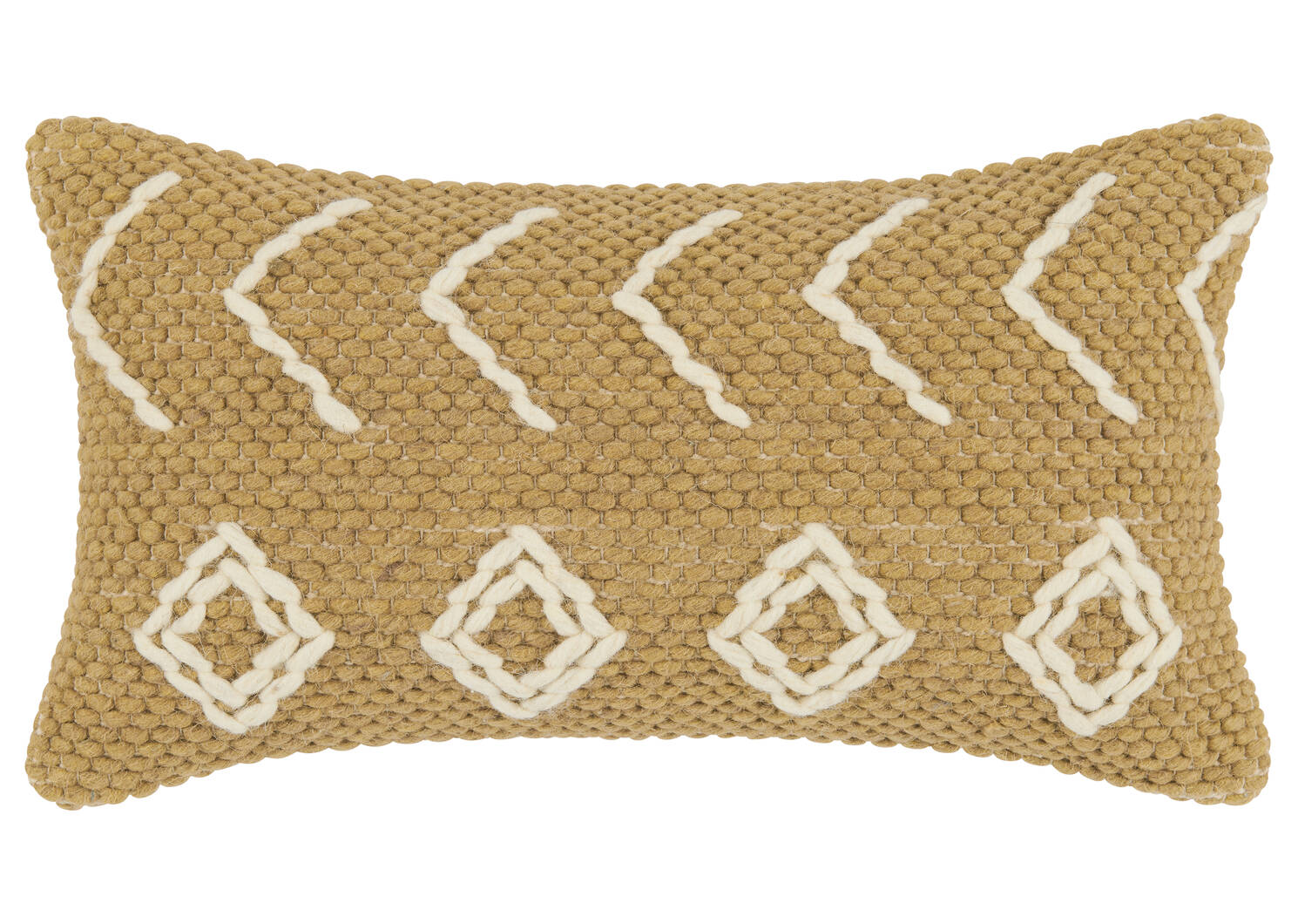 Colcona Pillow 12X22 Tan/Ivory