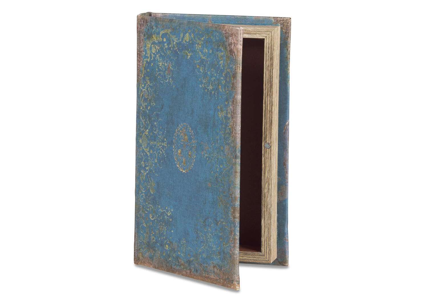 Petite boîte-livre Chronicle bleu voilé