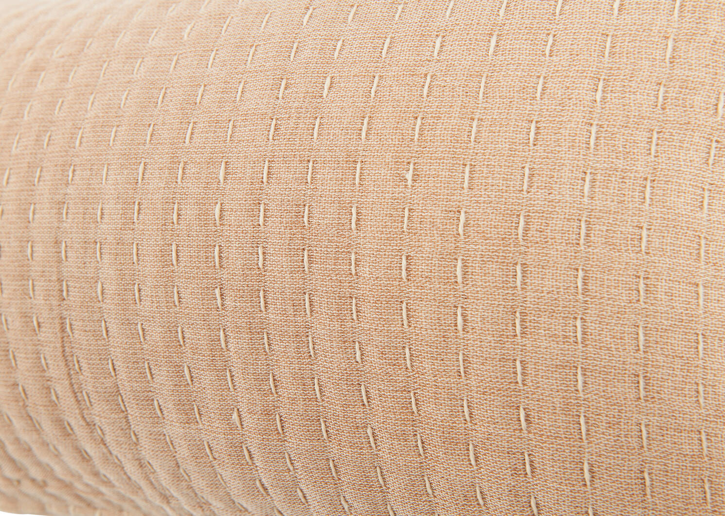 Coussin en coton Lipa 12x22 caramel