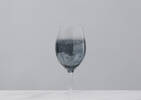 Shimmer Wine Glass Silver Grey