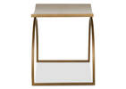 Tabouret en métal Aly Velji -laiton ant.