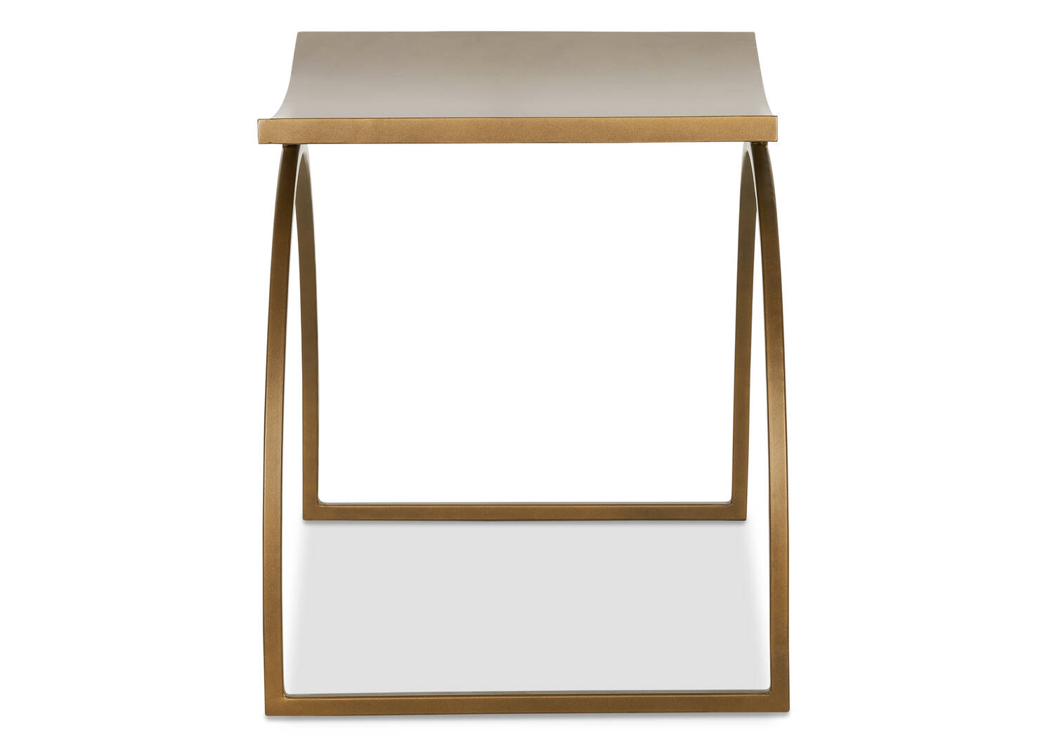 Tabouret en métal Aly Velji -laiton ant.